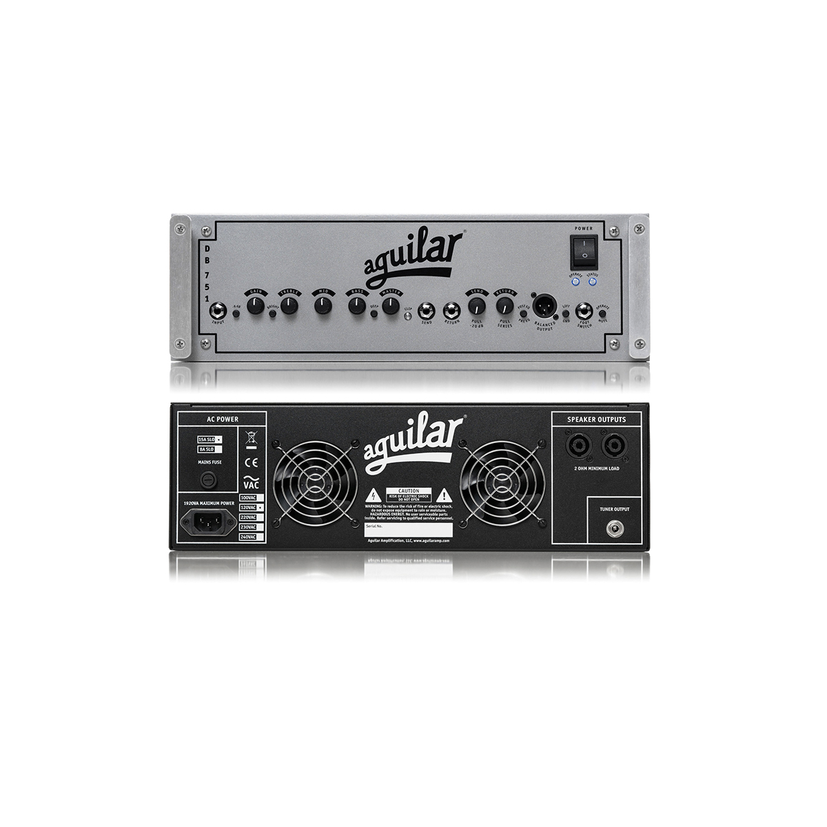 Amplificador cabezote para bajo marca Aguilar DB751 (Alquiler) - Imagen 2